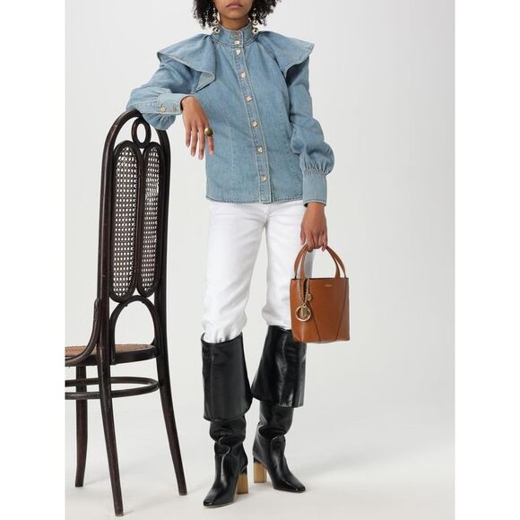 Chloe Mini Bag Woman Brown - Picture 2 of 4